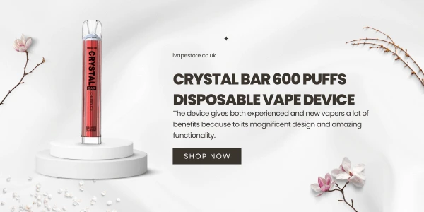 Crystal Bar 600 Puffs Disposable Vape 