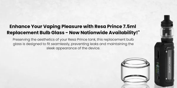 Resa Prince 7.5ml Replacement Bulb Glass