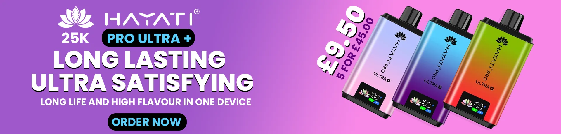 Hayati Pro Ultra 25K Pre-filled Pod Kit