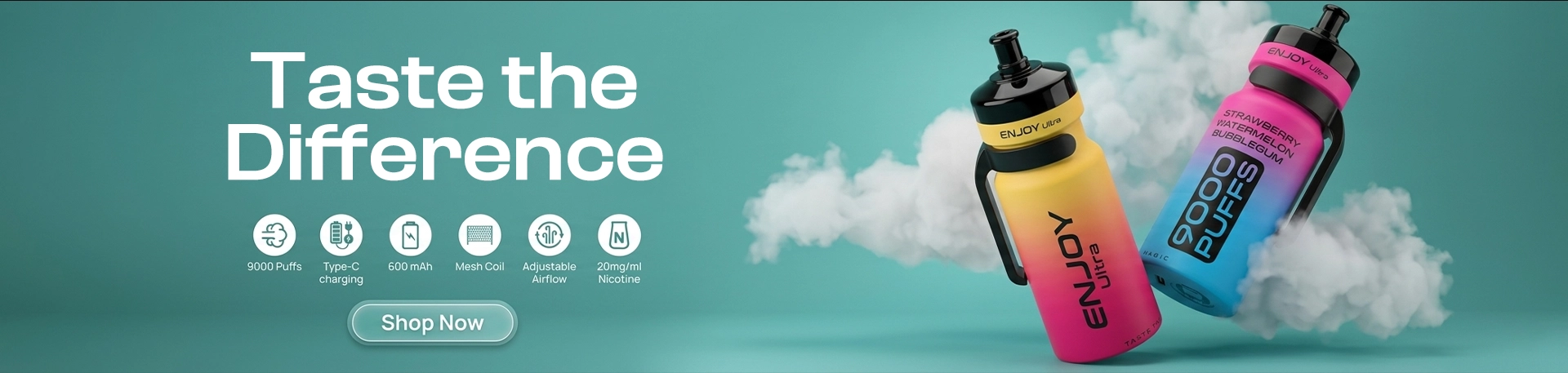 Enjoy Ultra 9000 Prefilled Pod Kit Desktop Banner