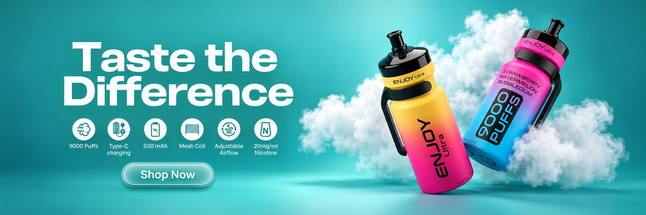 Enjoy Ultra 9000 Prefilled Pod Kit Desktop Banner