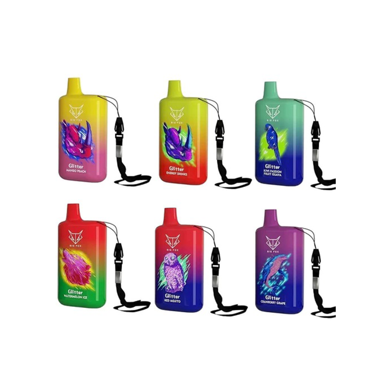 Big Fox Glitter 5800 Puffs Disposable Vape Buy 6 Get 1