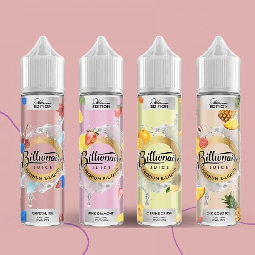 Billionaire Juice Platinum Edition 50ml Shortfill E-liquid