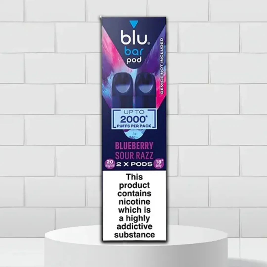Blu Bar Pod Prefilled Pods 2 Pack (Outer of 6)