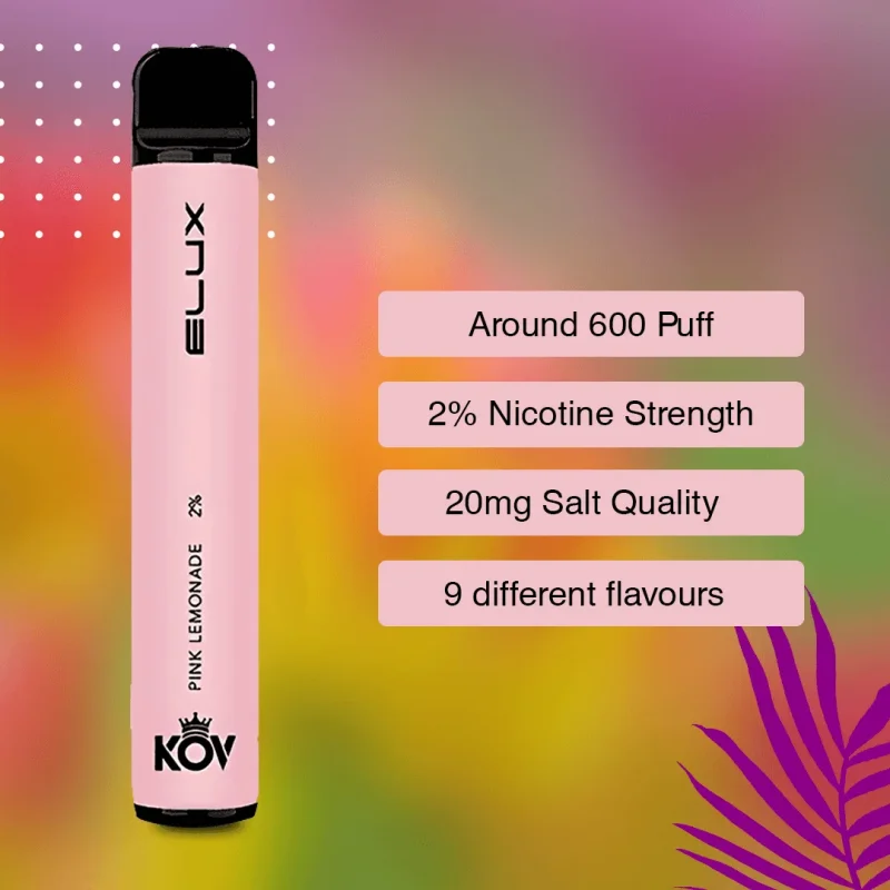 Elux Bar 600 Puffs Lemonade Series Disposable Device