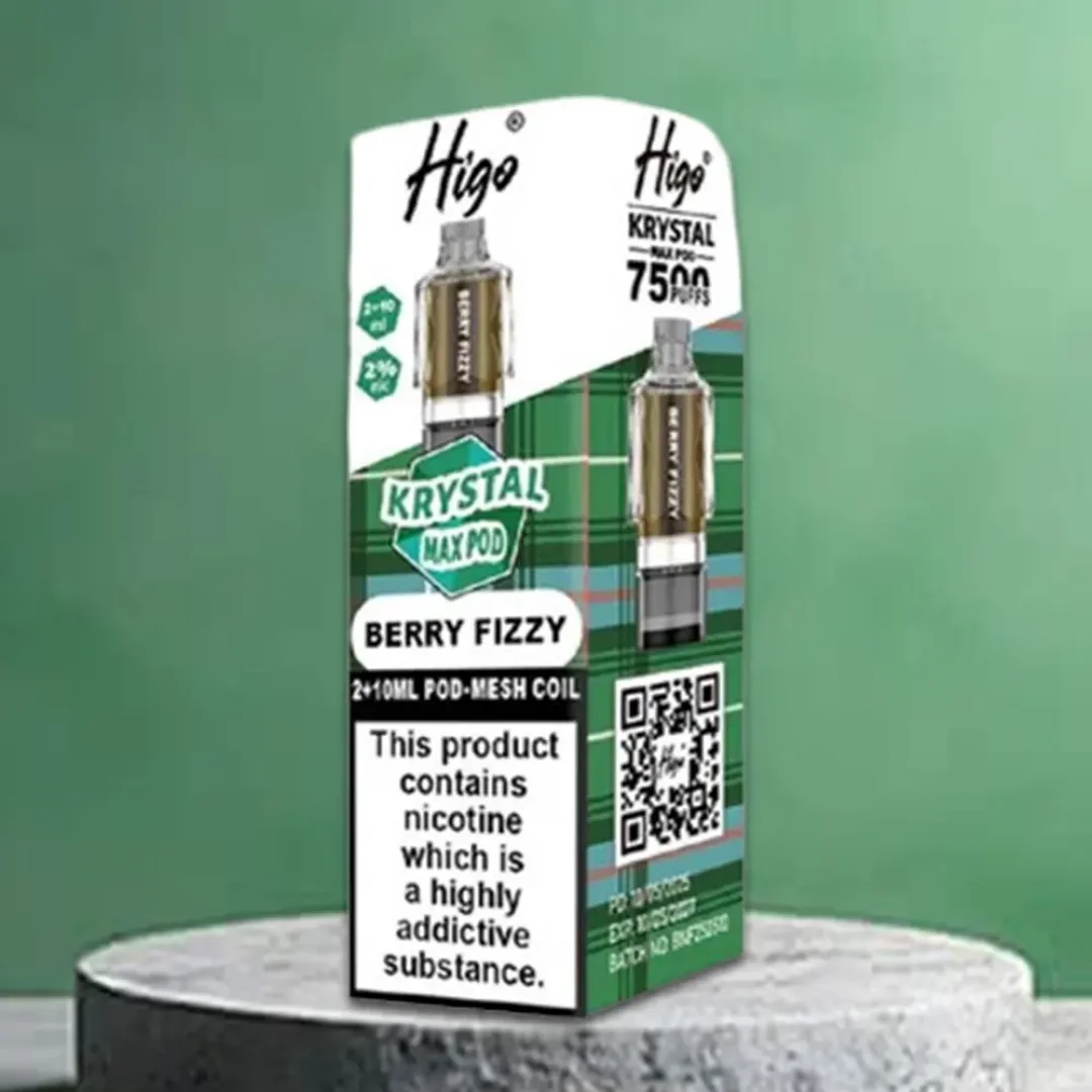 Higo Krystal Max Pre-filled Pods 20mg Range