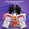 Box of 10 Dinner Lady Sweets Range 50:50 10ml E-liquid