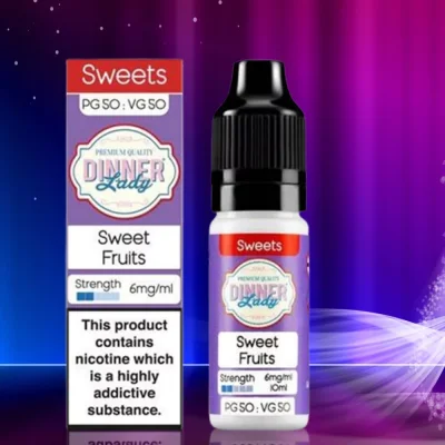 Dinner Lady Sweets Range 50:50 10ml E-liquid