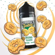 Box of 10 Doozy Vape Seriously Donuts 100ml Shortfill E-liquid