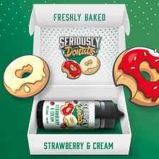 Box of 10 Doozy Vape Seriously Donuts 100ml Shortfill E-liquid