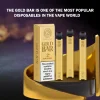 Box of 10 Gold Bar 600 Prefilled vape kit