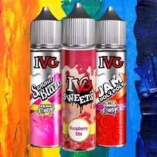 Box of 10 IVG Sweets Range 50ml Shortfill E-liquid