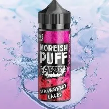 Box of 10 Moreish Puff Strawberry Laces Sherbet 100ml Shortfill Eliquid
