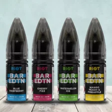 Box of 10 Riot Bar Edtn 10ml Nic Salt E-liquid