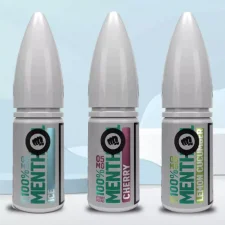 Box of 10 Riot Squad 100% Menthol Range 10ml Nic Salt E-liquid