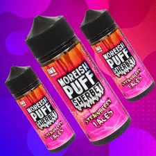 Box of 10 Moreish Puff Strawberry Laces Sherbet 100ml Shortfill Eliquid