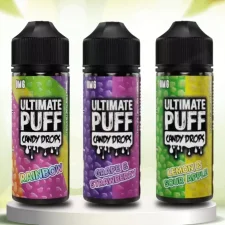 Box of 10 Ultimate Candy Drops Range 100ml Shortfill E-liquid