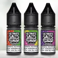 Box of 10 Ultimate Candy Drops Range 10ml Nic Salts E-liquid