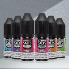 Box of 10 Ultimate Chilled Range 10ml Nic Salts E-liquid