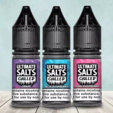 Box of 10 Ultimate Chilled Range 10ml Nic Salts E-liquid