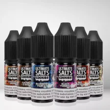Box of 10 Ultimate Cookies Range 10ml Nic Salts E-liquid