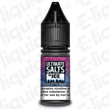 Box of 10 Ultimate On Ice Range 10ml Nic Salts E-liquid