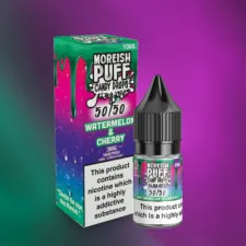 Box of 10 Moreish Puff Watermelon & Cherry Candy Drops 50-50 E-liquid