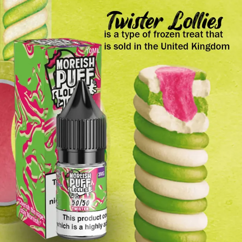 Moreish Puff Twister Lollies 50-50 E-liquid