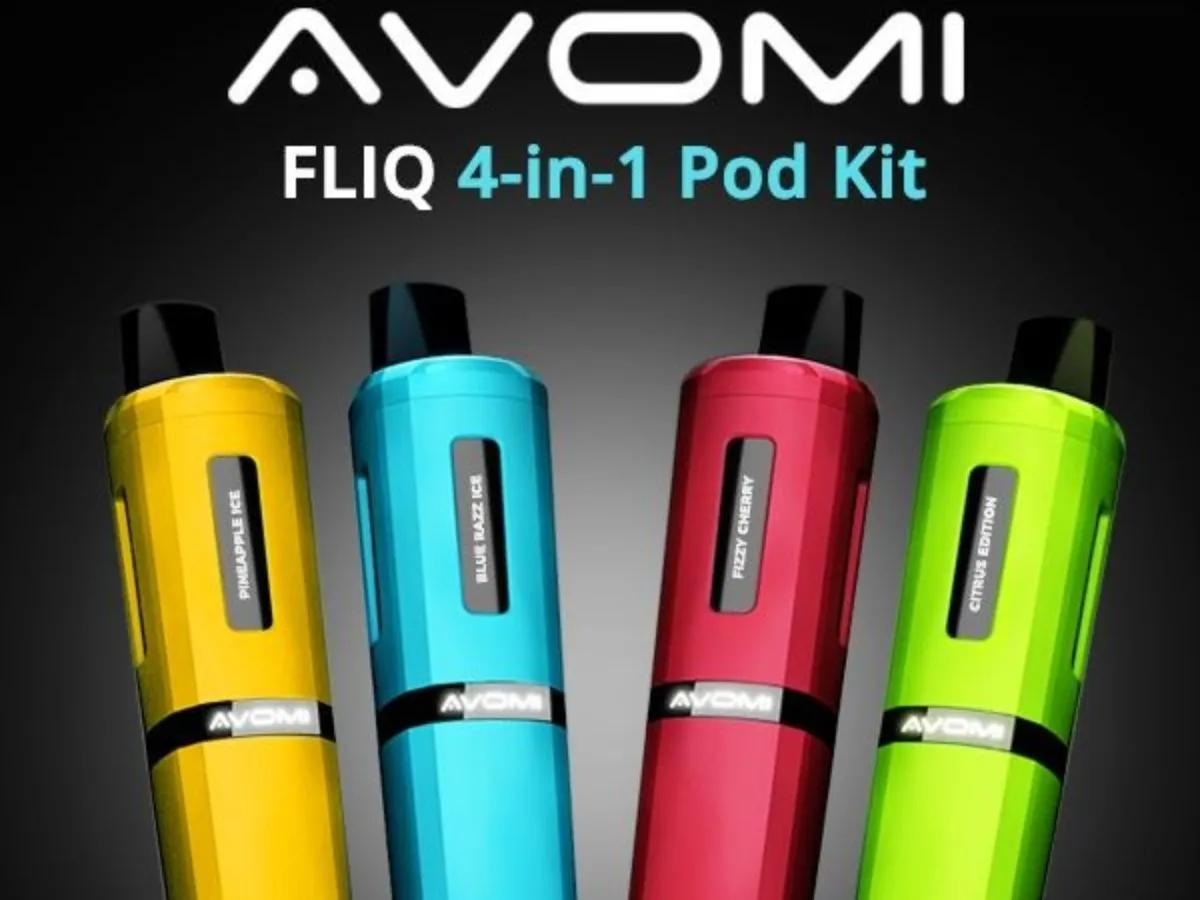 Avomi Fliq 2400 Puffs 4-in-1 Kit Device