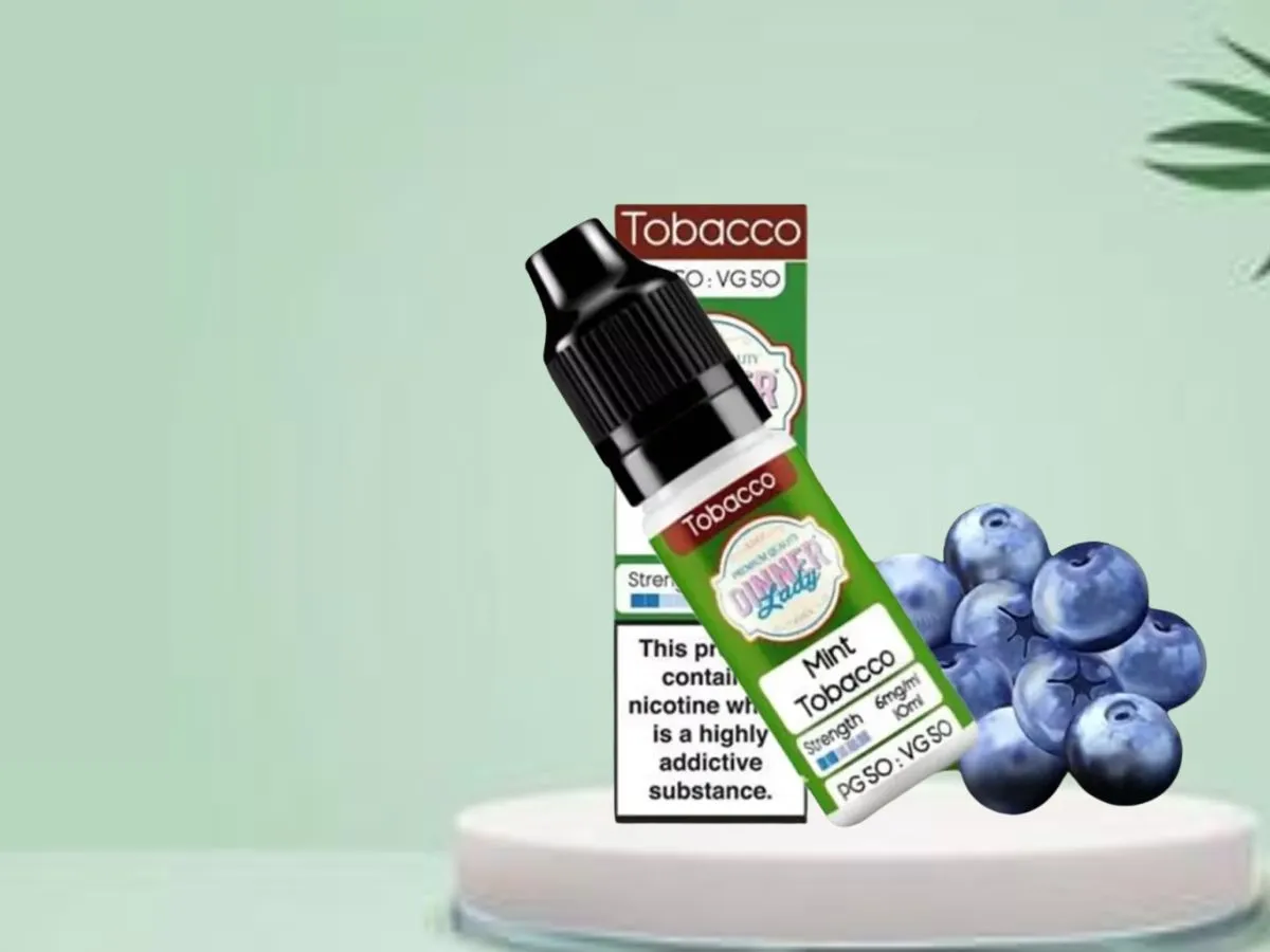 Variety of Dinner Lady Tobacco Range e-liquid flavors
