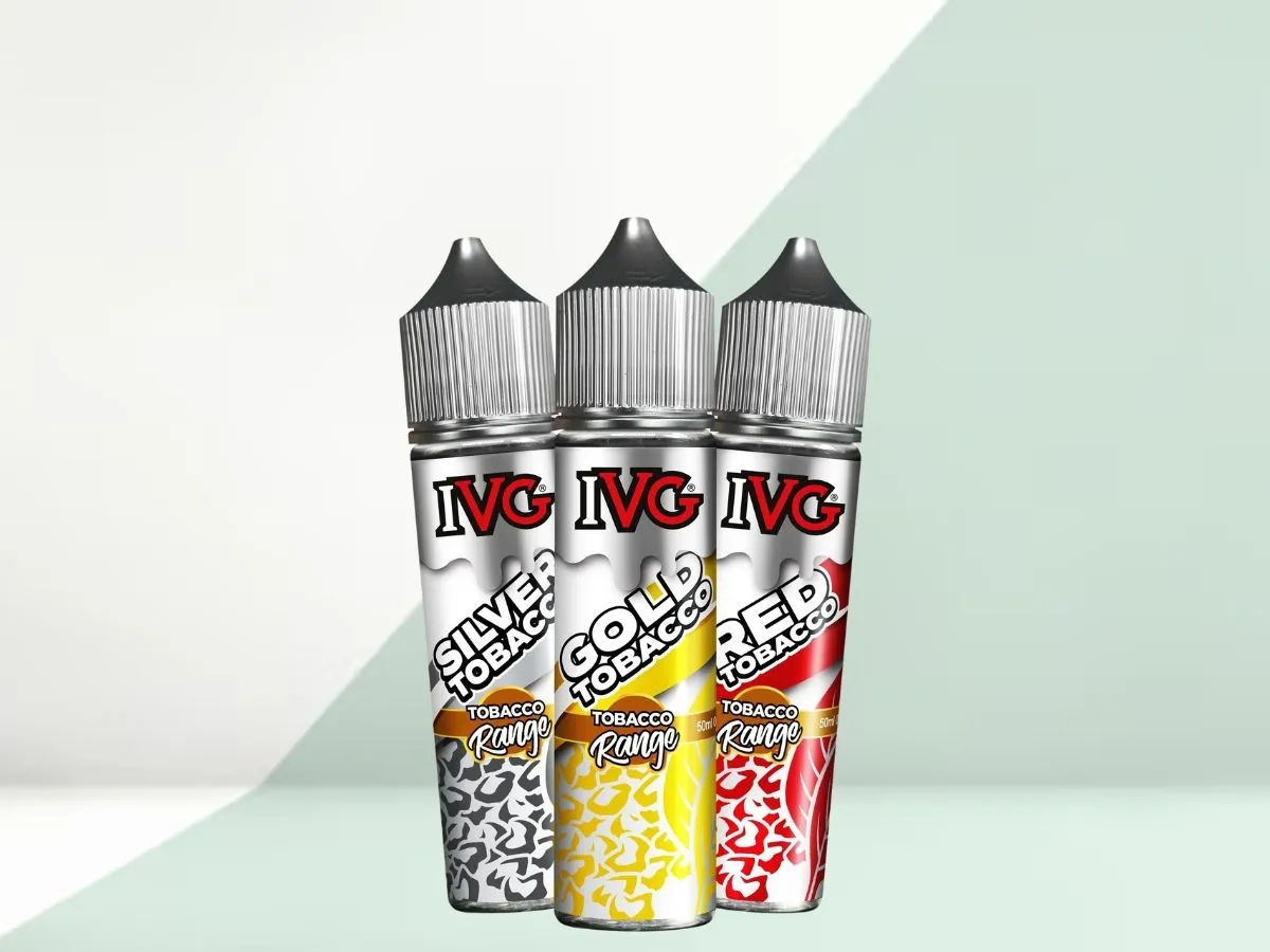 IVG Tobacco Range E-liquid flavors preview