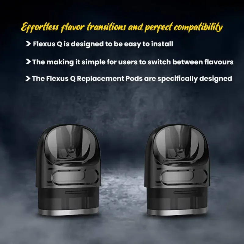 Vape Pods Aspire Flexus Q Replacement Pod 3-Pack (No Nicotine)