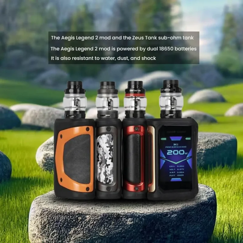 elfbar nachfüll pod läuft aus Aegis Mini 5 Kit by Geekvape - 3,200mAh battery capacity for 100W of power main image 0